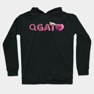 Gatos. Lindo gatito esponjoso. Hoodie